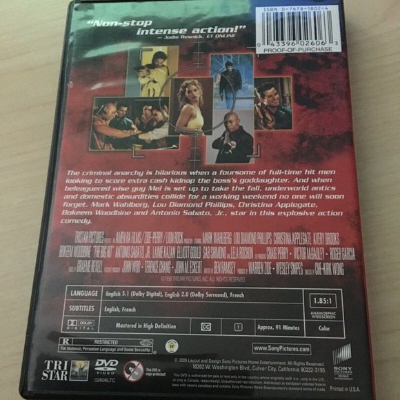 THE BIG HIT - MARK WAHLBERG - DVD - Picture 2 of 2